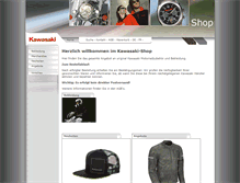 Tablet Screenshot of kawasaki-shop.ch